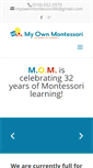 Mobile Screenshot of myownmontessori.org